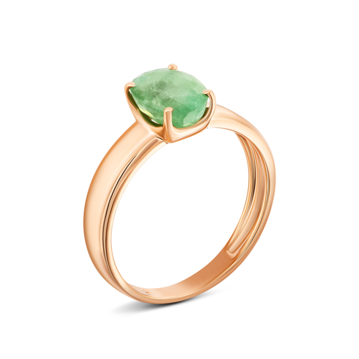 Золотое кольцо с изумрудом.Артикул UG512127EMD