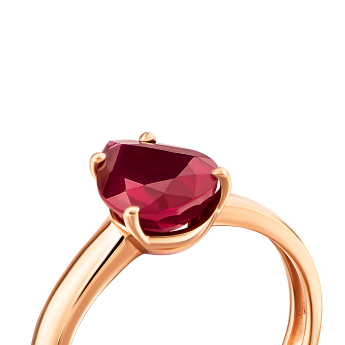 Золотое кольцо с рубином.Артикул UG512277RUBY