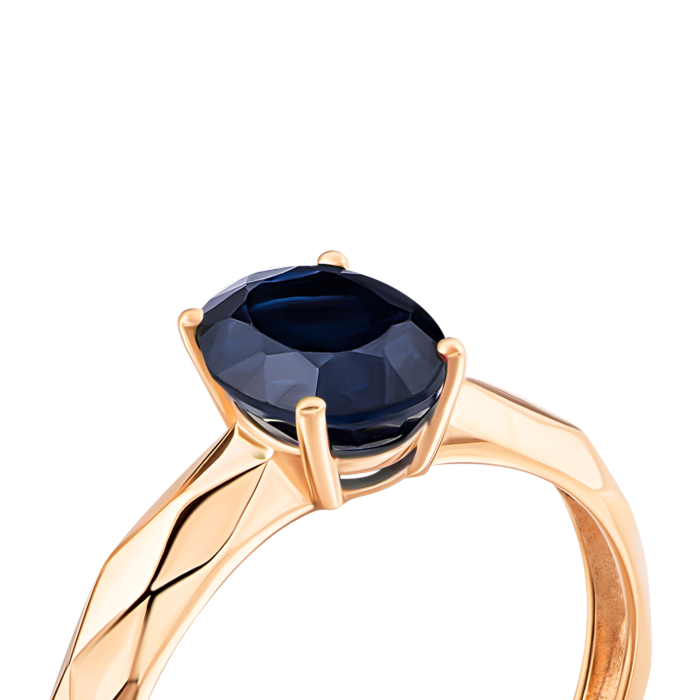 Золотое кольцо с сапфиром. Артикул UG511880SAPH