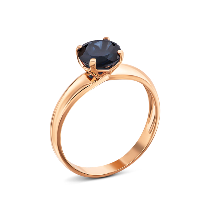 Золотое кольцо с сапфиром.Артикул UG512121SAPH