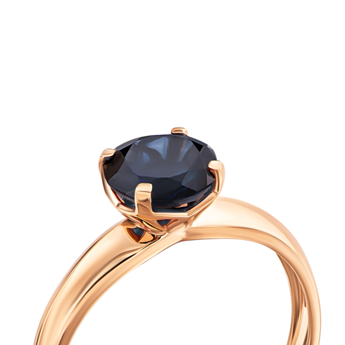 Золотое кольцо с сапфиром.Артикул UG512121SAPH