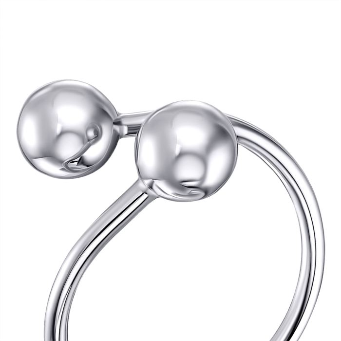 Золота каблучка з кульками. Артикул 01914/02/1