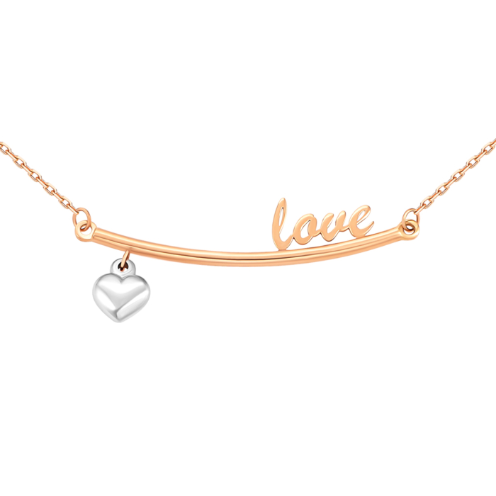 Золотое колье Love.Артикул UG54/21/170кб