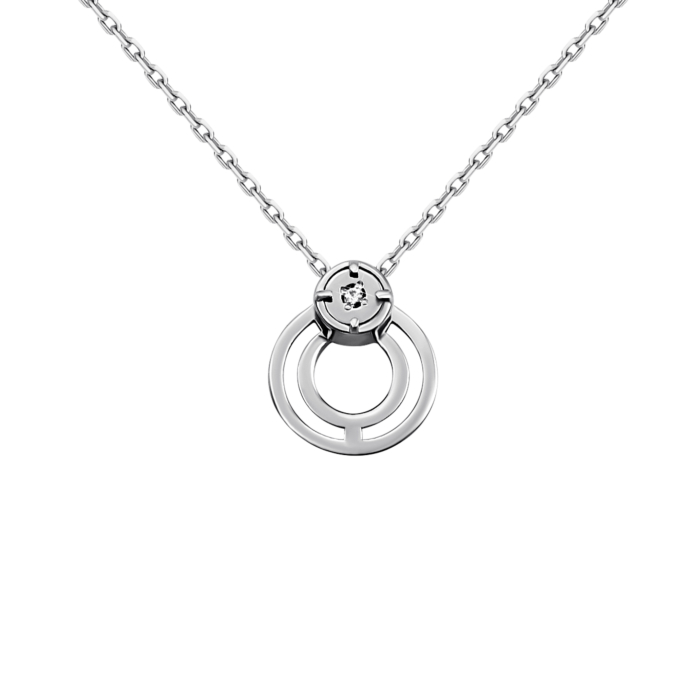 Золоте кольє з діамантом.Артикул UG5КЛz 7018/1