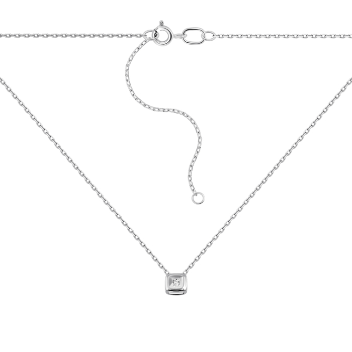 Золотое колье с бриллиантом.Артикул UG5КЛz 7019/1