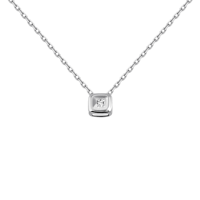 Золотое колье с бриллиантом.Артикул UG5КЛz 7019/1