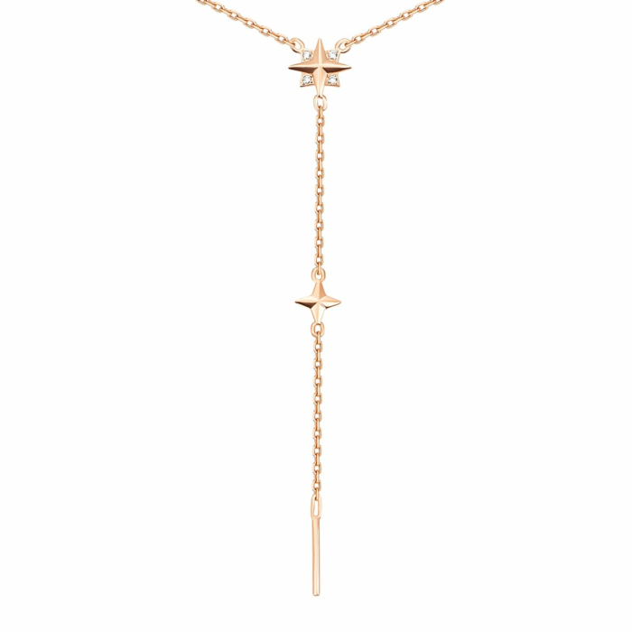 Золоте кольє з діамантами. Артикул UG5ЗК6011