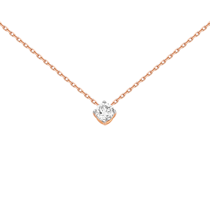 Золотое колье с бриллиантом.Артикул UG57108068201