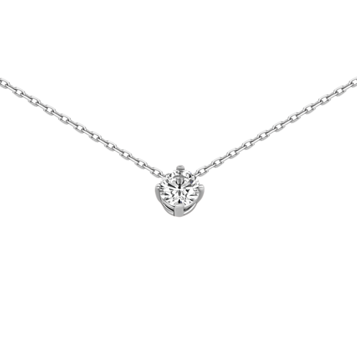 Золоте кольє з діамантом.Артикул UG57108068202