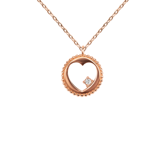 Золотое колье с бриллиантом. Артикул UG5КЛz 7022