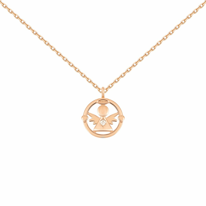 Золотое колье с бриллиантом. Артикул UG5ЗК6005