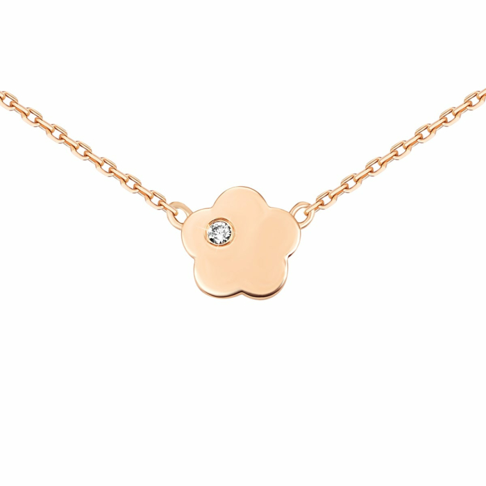 Золотое колье с бриллиантом. Артикул UG5ЗК6016