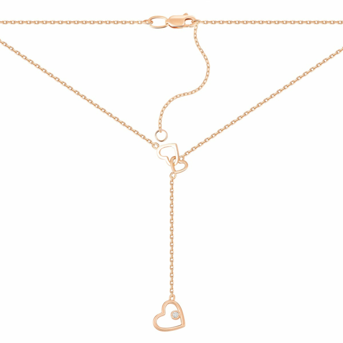 Золотое колье с бриллиантом. Артикул UG5ЗК6012