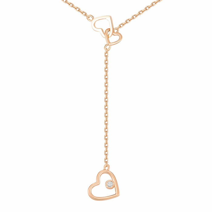 Золотое колье с бриллиантом. Артикул UG5ЗК6012