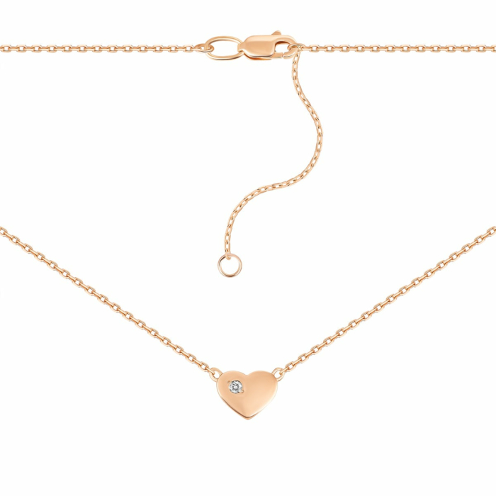 Золотое колье с бриллиантом. Артикул UG5ЗК6015