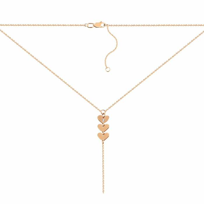 Золотое колье с бриллиантом. Артикул UG5ЗК6018