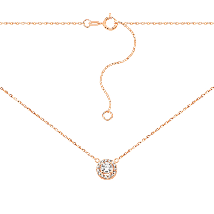 Золоте кольє з фіанітами.Артикул UG54111010501