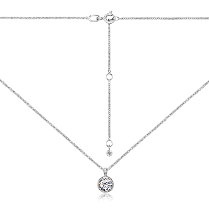 Золоте кольє з фіанітом. Артикул 31841/66024/02/1/100