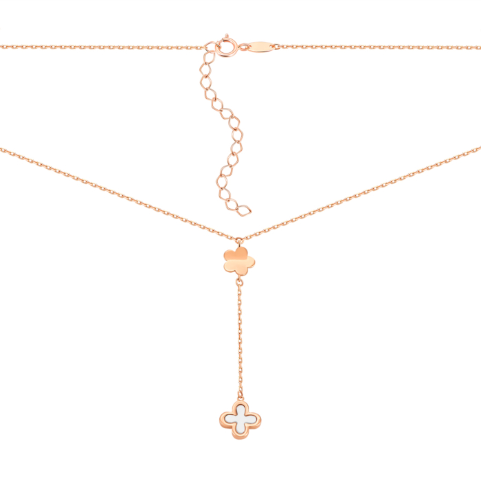 Золотое колье с перламутром.Артикул UG54/21/169