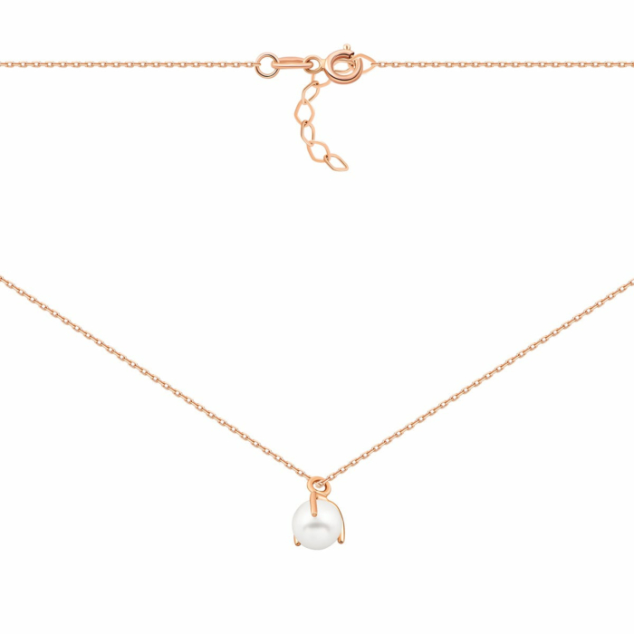 Золотое колье с жемчугом. Артикул UG54111012301