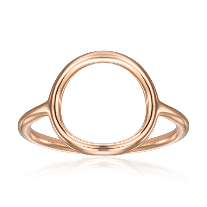 Золотое кольцо без вставки. Артикул 01924/01/0