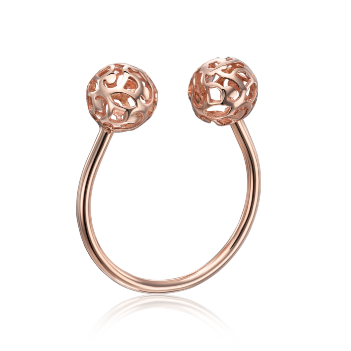 Золота каблучка без вставки. Артикул 01927/01/0