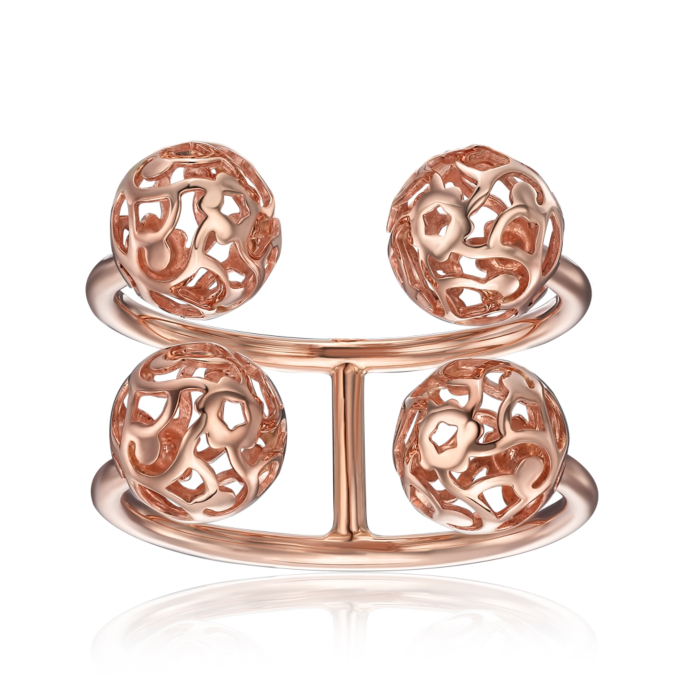 Золота каблучка без вставки. Артикул 01928/01/0