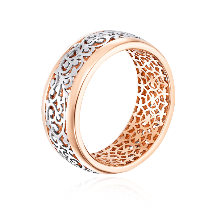 Золотое кольцо без вставки. Артикул 13450/01/1