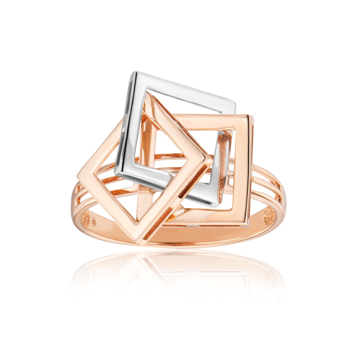 Золотое кольцо без вставки. Артикул 13846/01/1