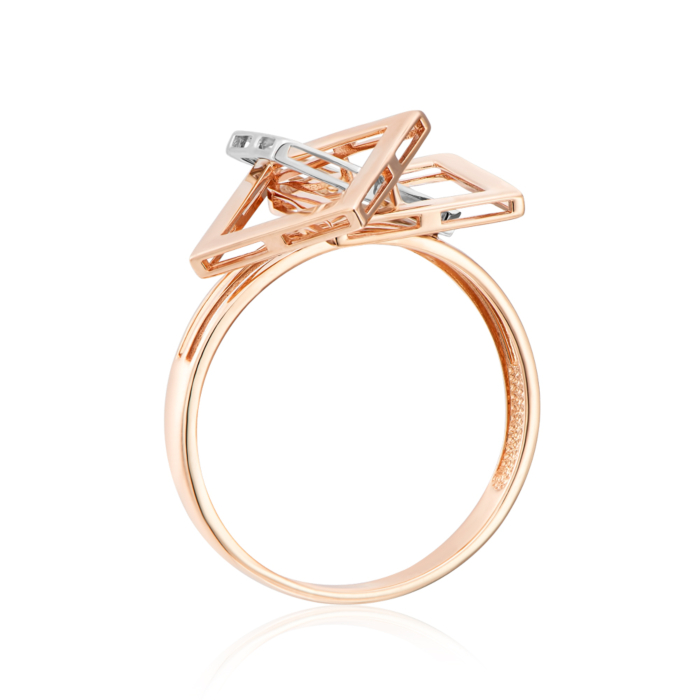 Золотое кольцо без вставки. Артикул 13846/01/1