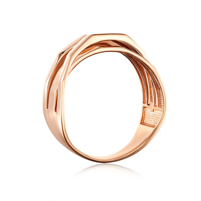 Золота каблучка без вставки. Артикул 13896/01/0