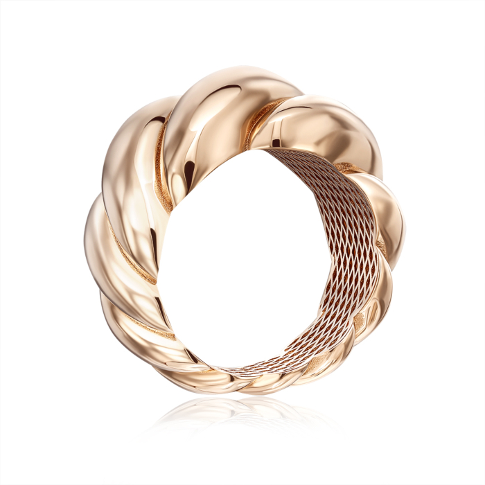 Золота каблучка без вставки. Артикул 13983/01/0