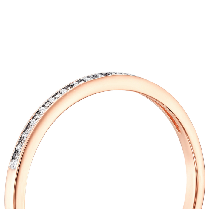 Золотое кольцо с бриллиантами. Артикул 10156/01/1/8007