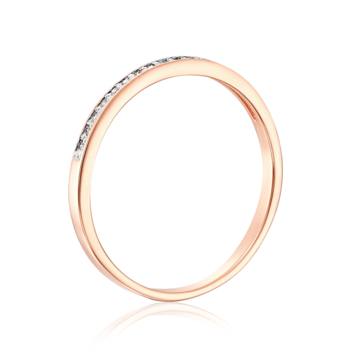Золотое кольцо с бриллиантами. Артикул 10156/01/1/8007