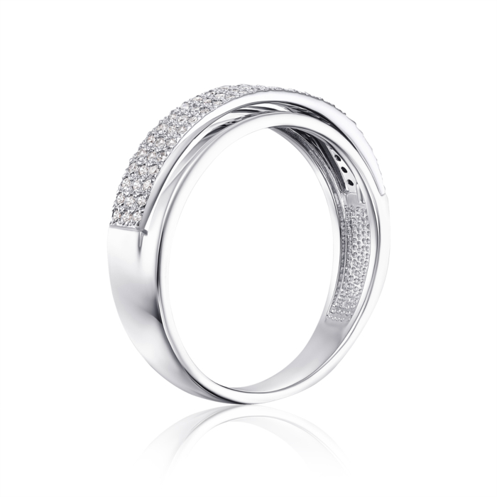 Золотое кольцо с бриллиантами. Артикул 53139/02/1/8007