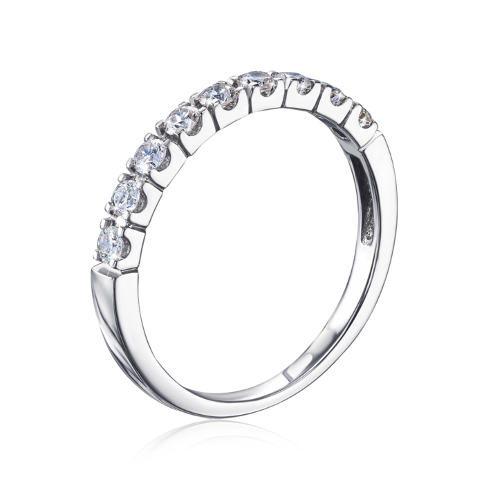 Золота каблучка з діамантами. Артикул 800048/02/1/8581