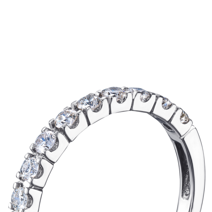 Золота каблучка з діамантами. Артикул 800048/02/1/8581