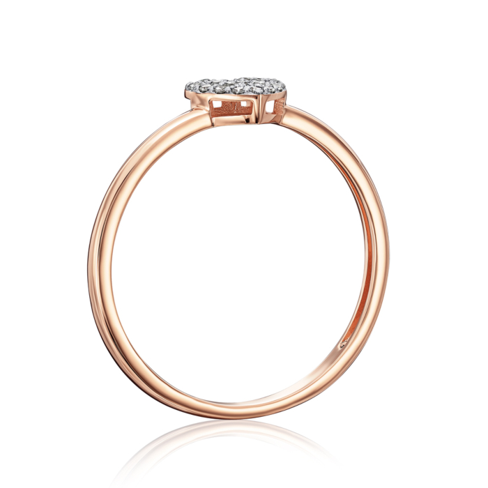 Золотое кольцо с бриллиантами. Артикул 800130/01/1/8007