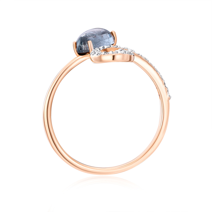 Золота каблучка з турмаліном. Артикул 530256/01/1/6465