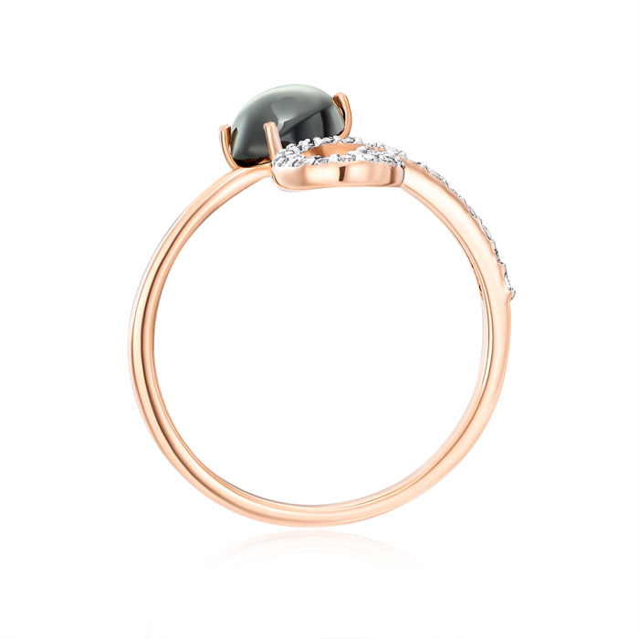 Золотое кольцо с турмалином. Артикул 530256/01/1/6466