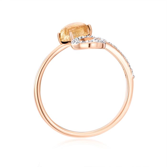 Золотое кольцо с турмалином. Артикул 530256/01/1/6467