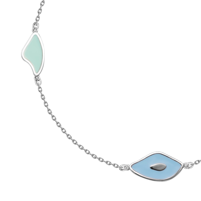 Золотой браслет с эмалью.Артикул UG55/11/097/1