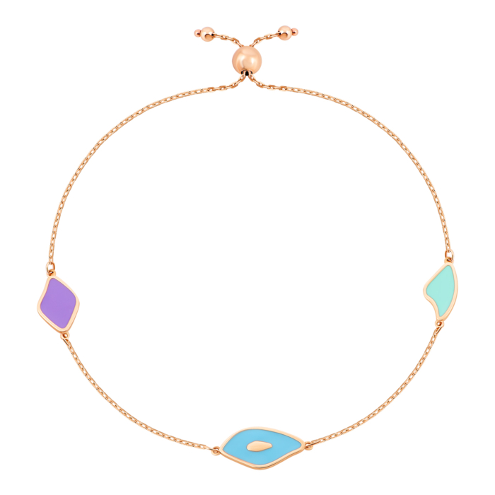 Золотий браслет з емаллю.Артикул UG55/11/273