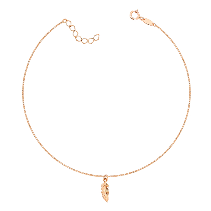 Золотий браслет на ногу.Артикул UG55/11/271