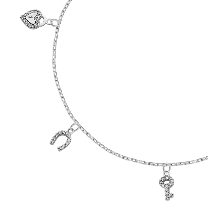 Золотий браслет на ногу.Артикул UG5БС609(н)Би