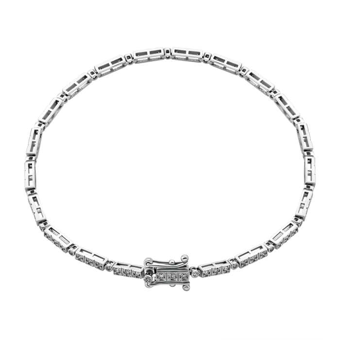 Золотой браслет с бриллиантами.Артикул UG54106444202