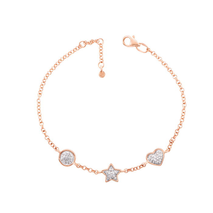 Золотий браслет з діамантами (560020/01/1/8007)