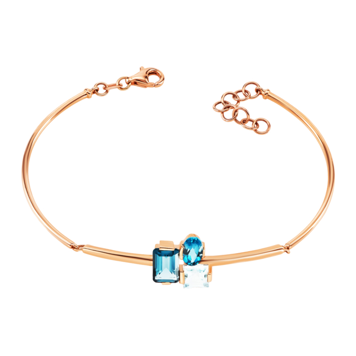 Золотий браслет з London топазом. Артикул UG55111022601