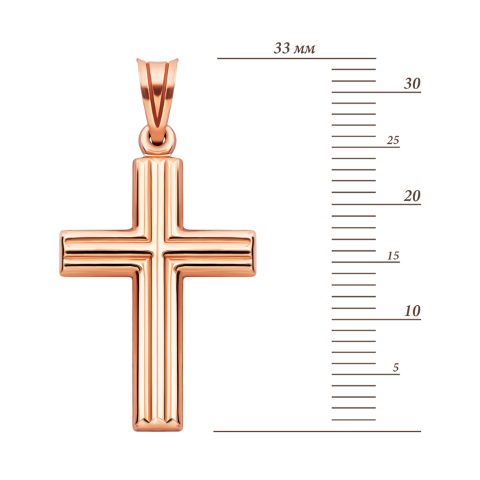 Золотий хрестик.Артикул UG53012025101