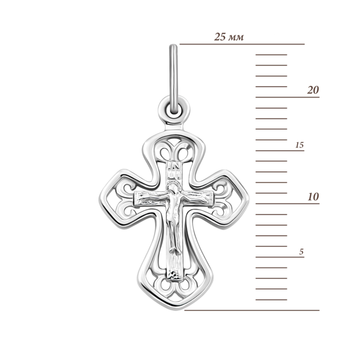 Золотий хрестик. Розп'яття Христове.Артикул UG5501094б